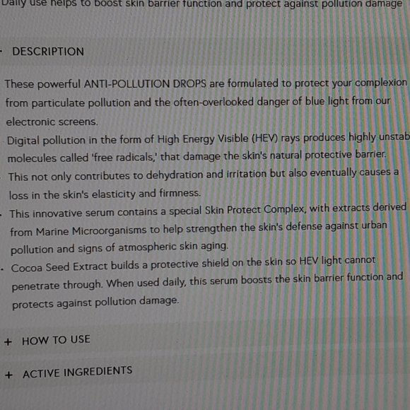 Dr. Barbara Sturm Anti Pollution Drops - made in Germany - 10 ml NEW - Picture 4 of 6